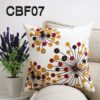 Fundas de cojines bordadas con flores - Imagen 10