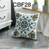 Fundas de cojines bordadas con flores - Imagen 24