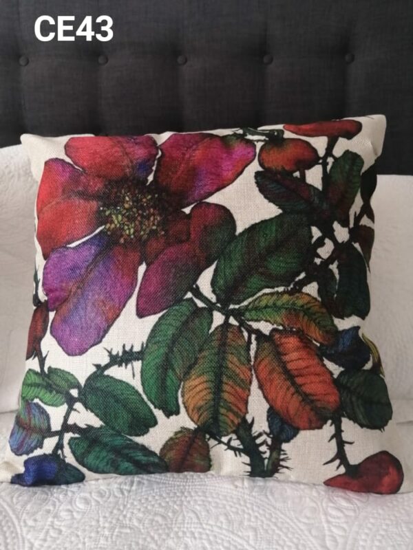 Fundas de cojines estampados florales - Imagen 12