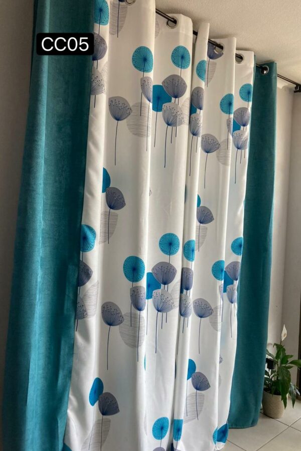 Cortinas Combinadas Con Diseño - Imagen 5
