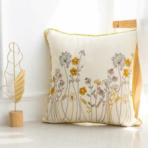Fundas de cojines bordados