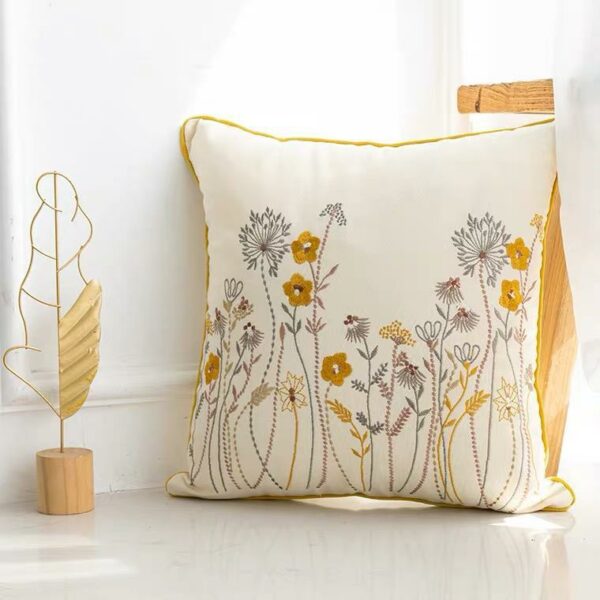 Fundas de cojines bordados