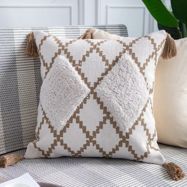 Fundas de Cojines Kilim Con Borlas - Imagen 5