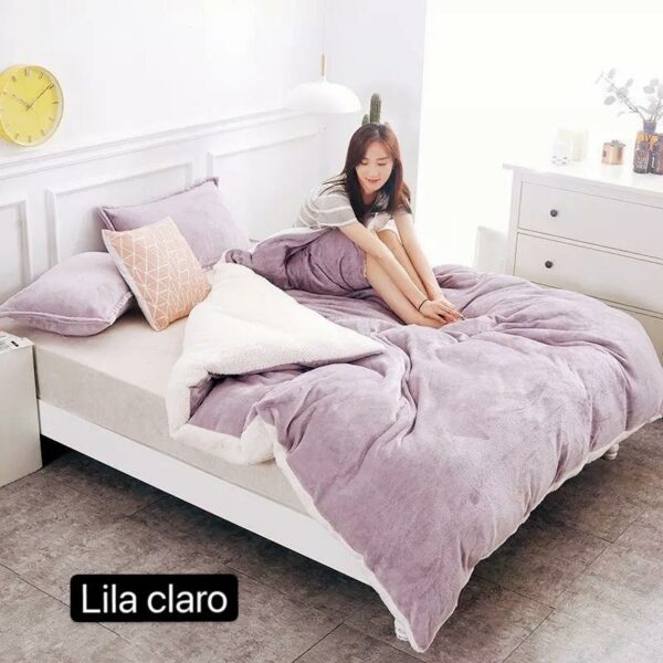 Cubrecama polar con Chiporro tonos pasteles - Imagen 2