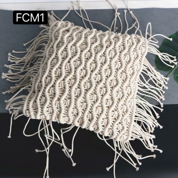 Fundas de cojines macramé - Imagen 2