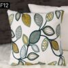 Fundas de cojines bordadas con flores - Imagen 15