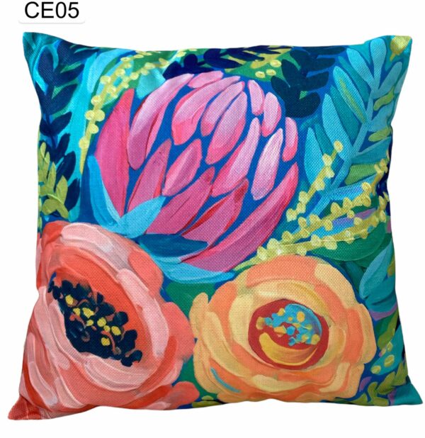 Fundas de cojines estampados florales - Imagen 6
