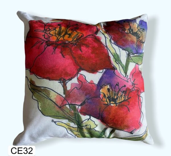 Fundas de cojines con estampados florales - Imagen 6