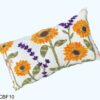 Fundas de cojines bordadas con flores - Imagen 14