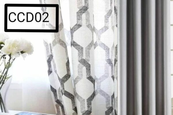 Cortinas Combinadas Con Diseño - Imagen 4