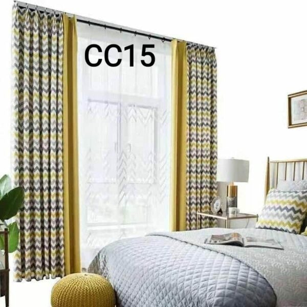 Cortinas Combinadas Con Diseño - Imagen 6