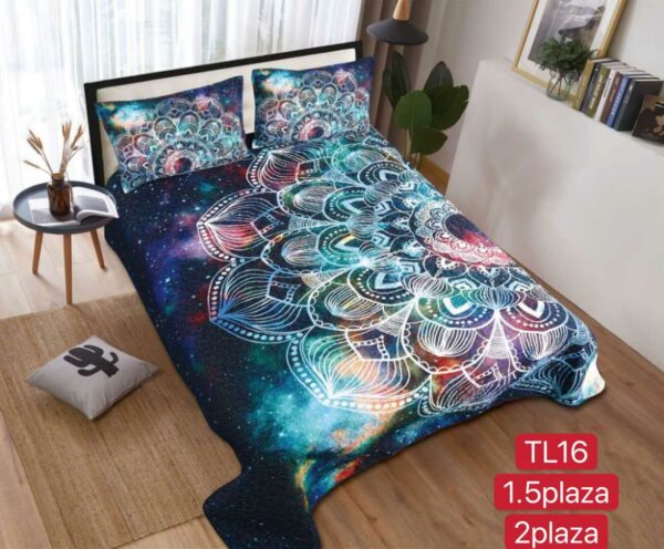 Cubrecamas 2 plazas  con diseño - Imagen 6