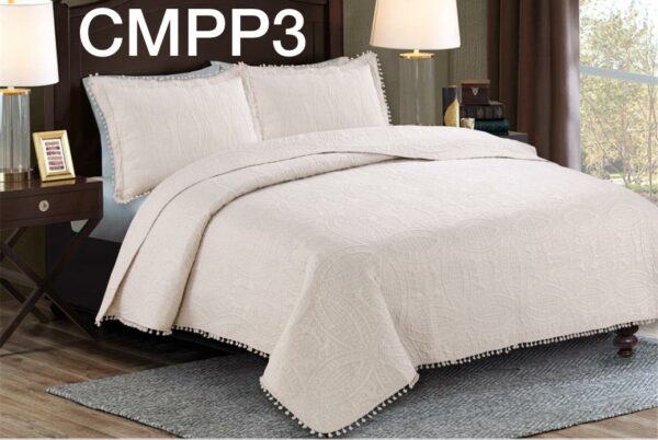 Cubrecamas con pom-pom - Imagen 4