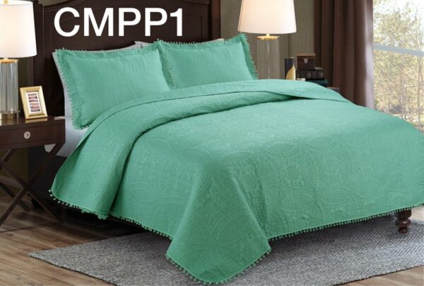 Cubrecamas con pom-pom - Imagen 2