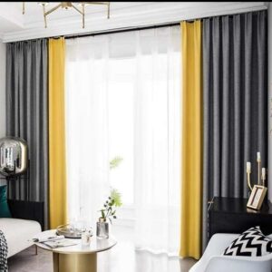 Cortinas combinadas