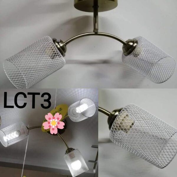 Lampara metálica de techo - Imagen 4