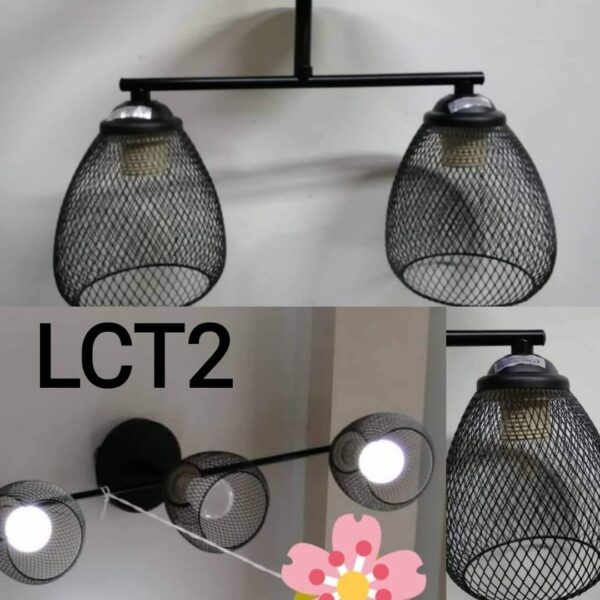Lampara metálica de techo - Imagen 3