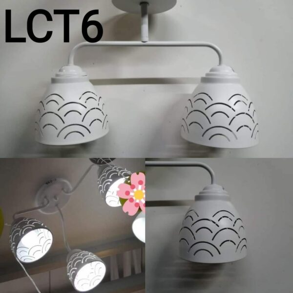 Lampara metálica de techo - Imagen 7