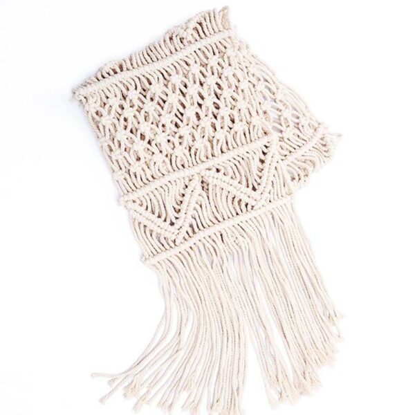 Camino de mesa de macramé - Imagen 3
