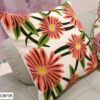 Fundas de cojines bordadas con flores - Imagen 8