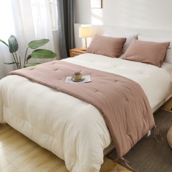 Set de piecera con 2 fundas de almohada