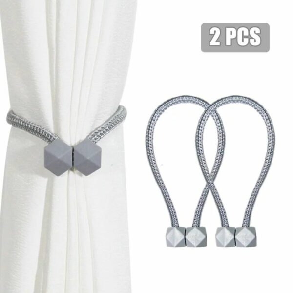Set 2 abrazaderas de cortinas magnetica - Imagen 7
