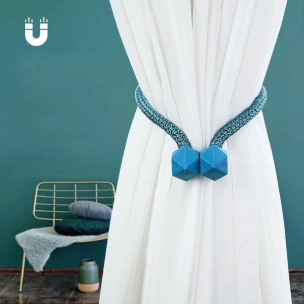 Set 2 abrazaderas de cortinas magnetica - Imagen 8