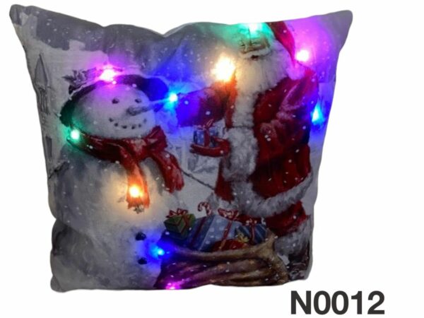 Fundas de cojines diseño navidad con luces led - Imagen 8