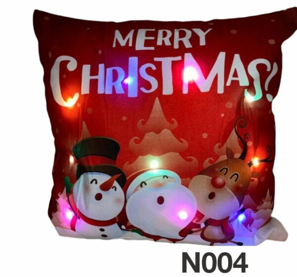 Fundas de cojines diseño navidad con luces led - Imagen 10
