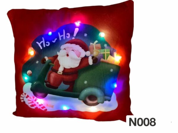 Fundas de cojines diseño navidad con luces led - Imagen 7