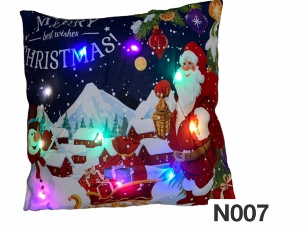 Fundas de cojines diseño navidad con luces led - Imagen 6