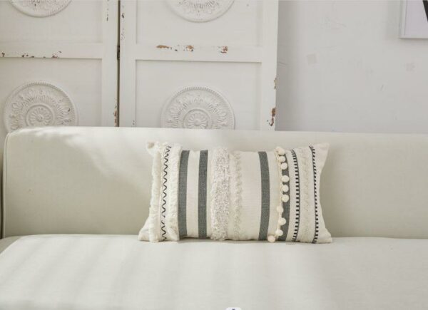 Fundas diseño boho con pompón - Imagen 2