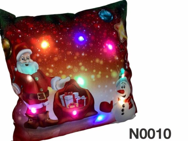 Fundas de cojines diseño navidad con luces led - Imagen 12