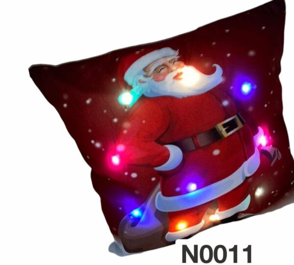 Fundas de cojines diseño navidad con luces led - Imagen 13