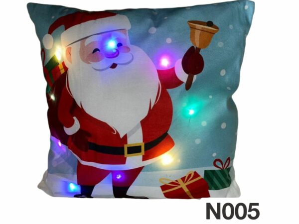 Fundas de cojines diseño navidad con luces led - Imagen 4